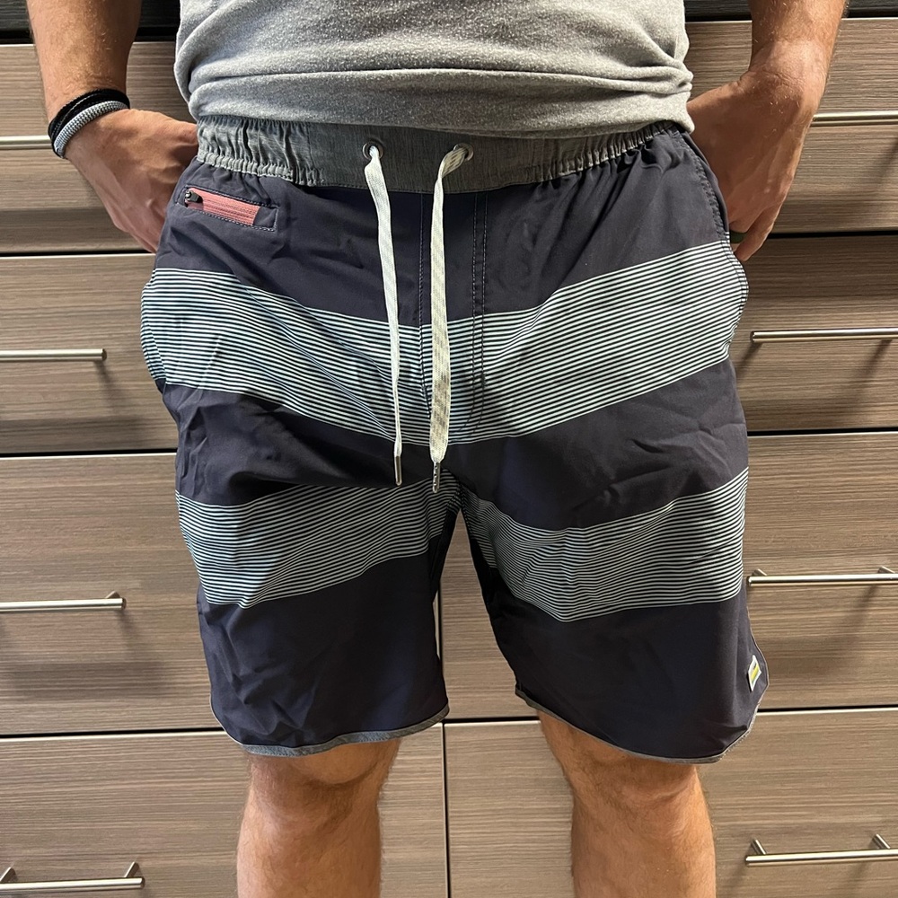 Vuori Black and Gray Athletic Shorts
